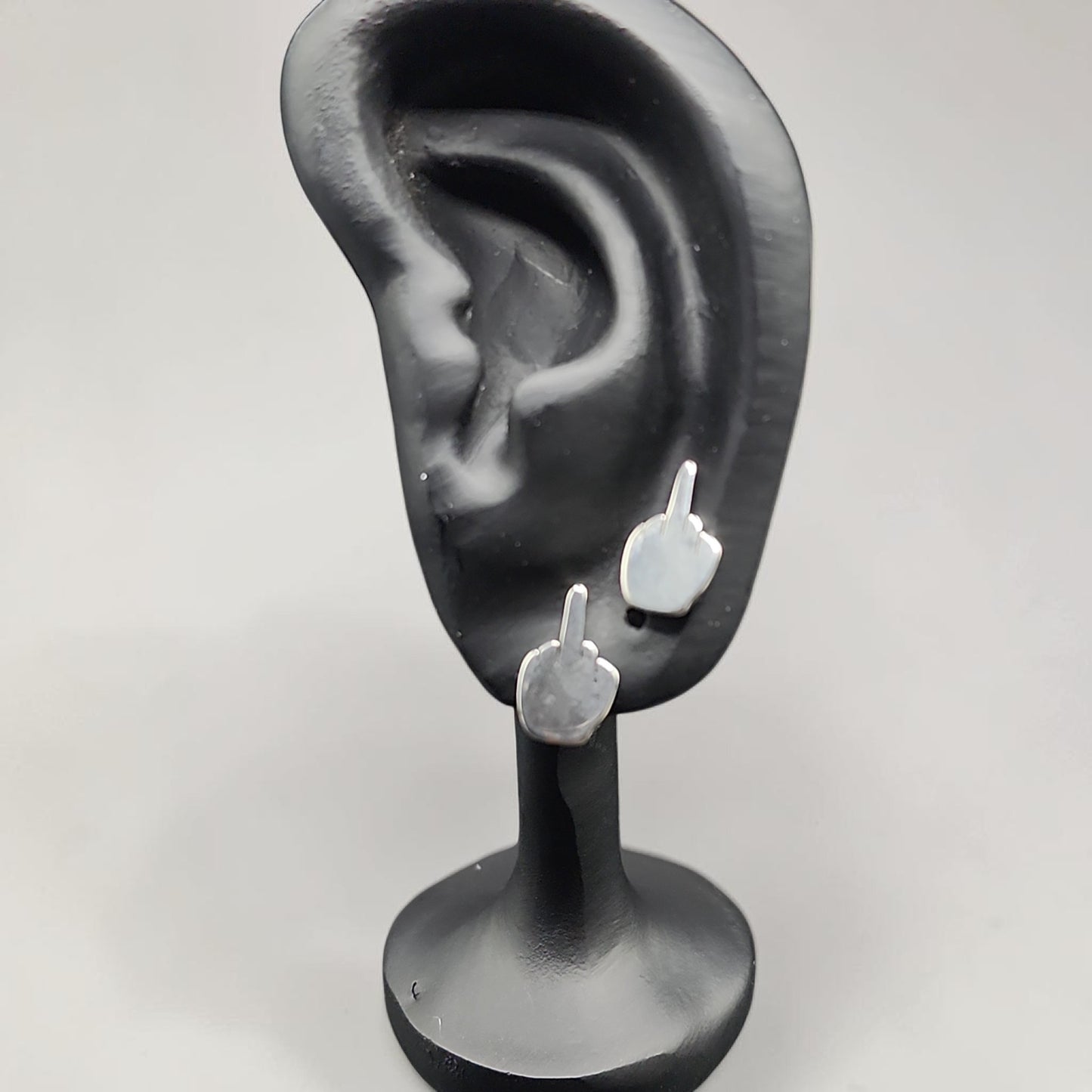 Stud Earrings | Bold Statement Silver Jewelry