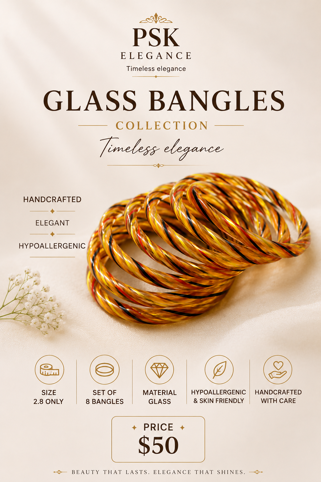 GLASS BANGELS