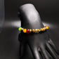 Multicolored Brown Elephant Beaded Bracelet