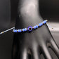 Blue Evil Eye Beaded Bracelet