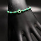 Green Evil Eye Beaded Bracelet