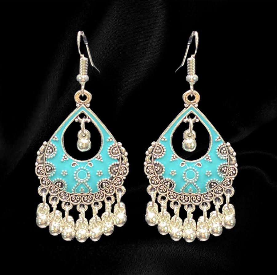 Sky Blue Droplet Earrings