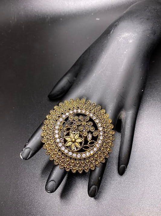 Golden Glam Ring