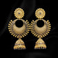 Gold and Black Starburst Jhumkas