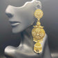 Gold and White Super Sun Jhumkas