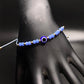 Blue Evil Eye Beaded Bracelet