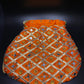 Orange Dazzling Desi Purse