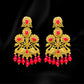 Golden Fierce Red Dangles