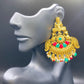 Red & Green Golden Elegant Rani