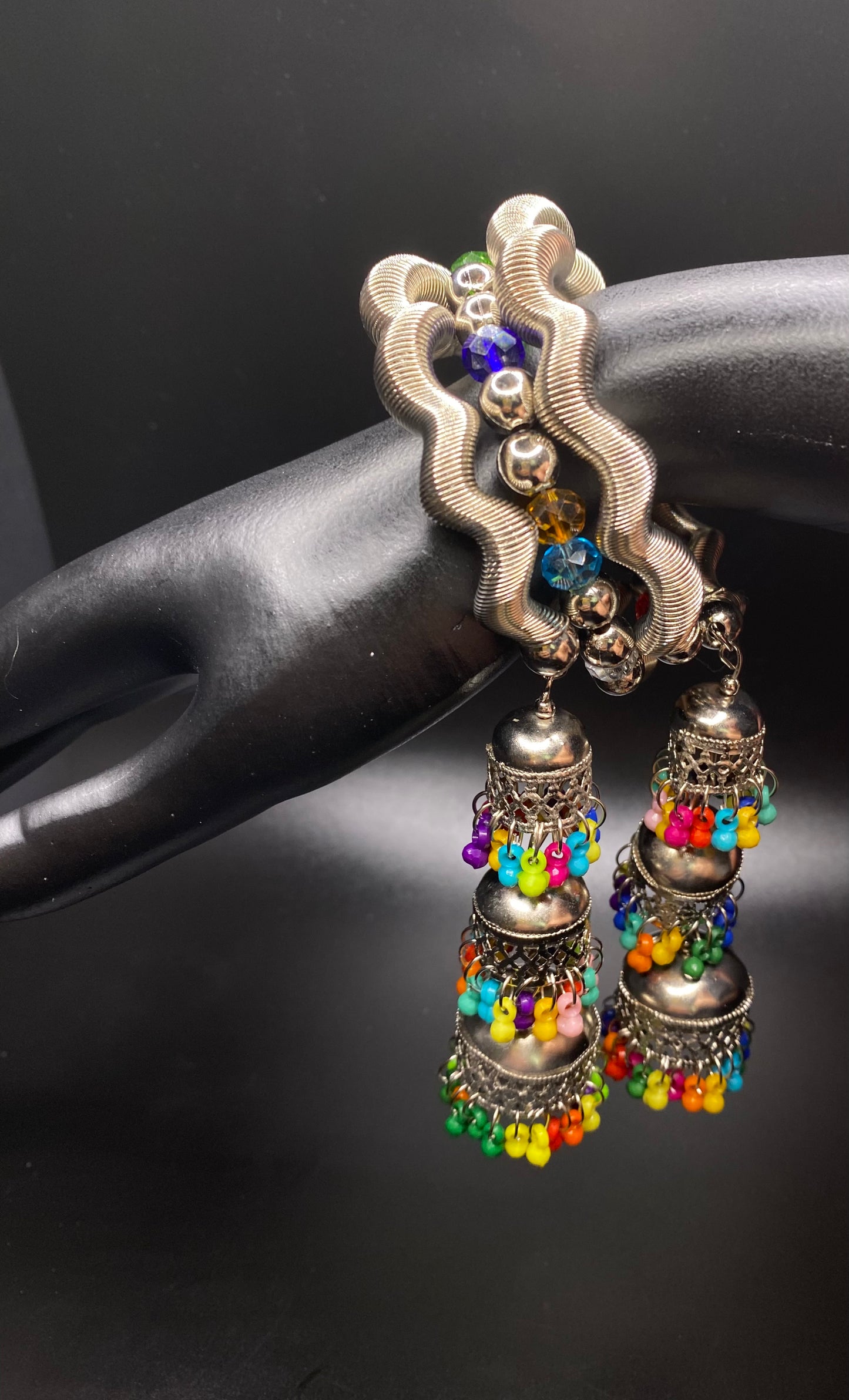 Multicolor Jhumka Bracelet