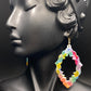 Colorful Diamond Dangles