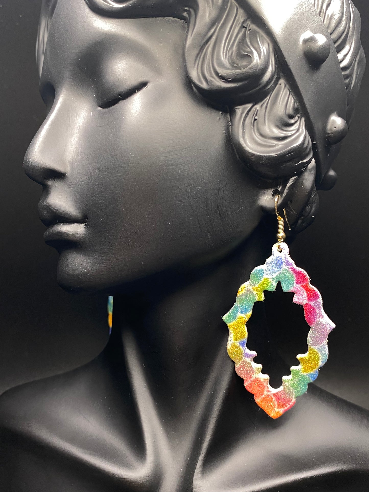 Colorful Diamond Dangles