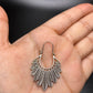Feathers of Silver Dangles