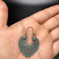 Turquoise Feather Dangles