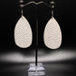 White Patterned Dangles