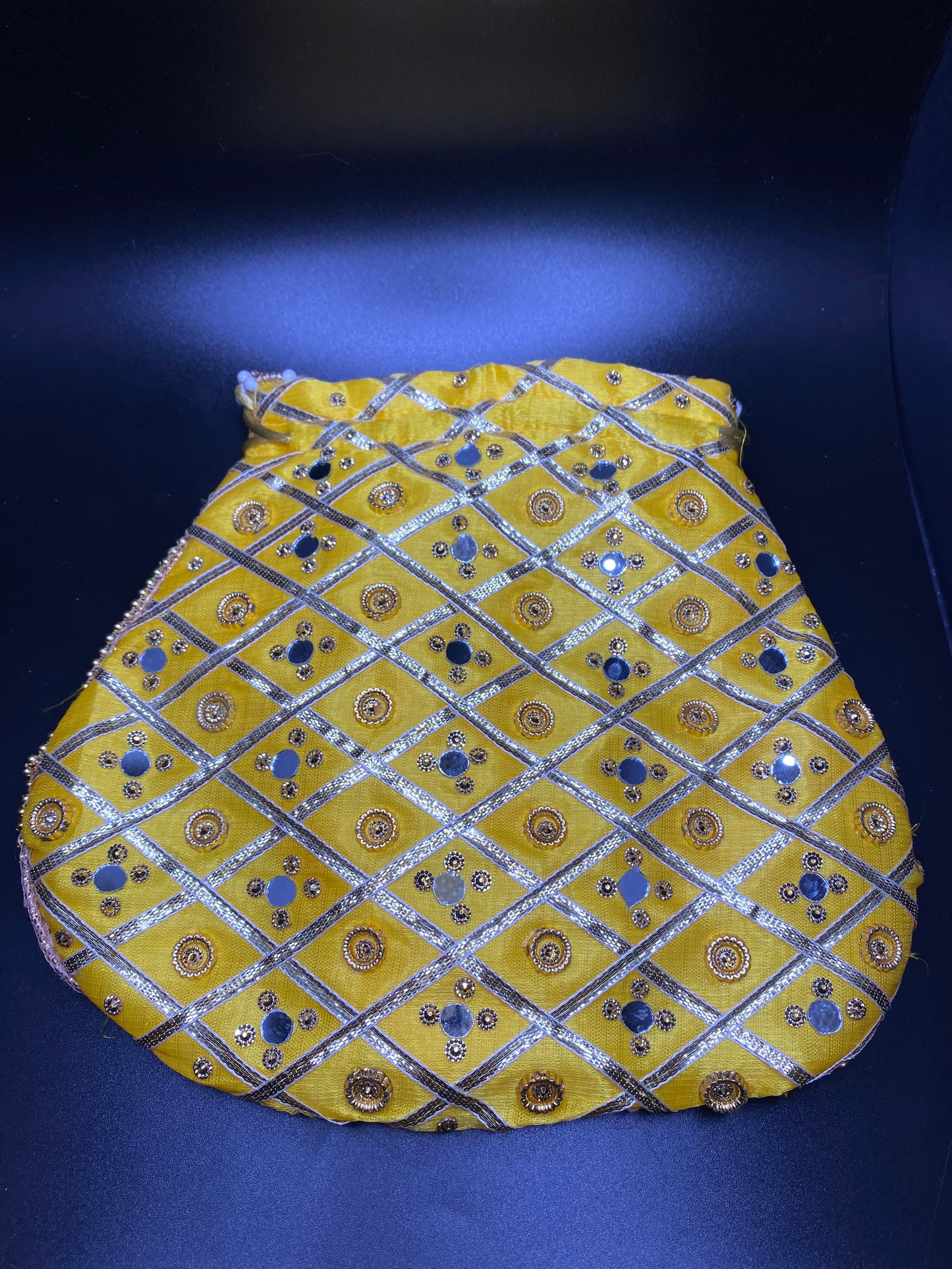 Yellow Dazzling Desi Purse