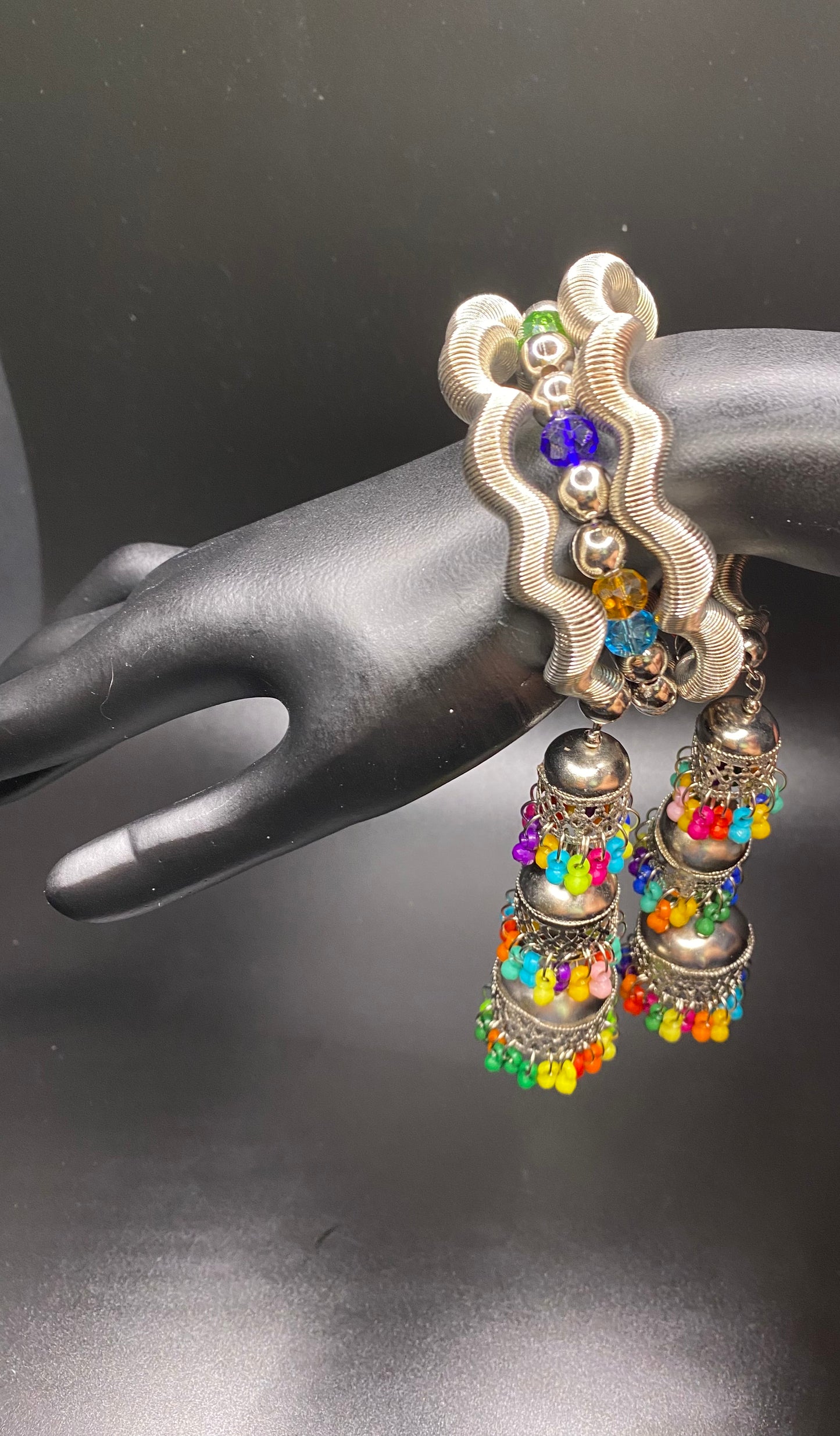 Multicolor Jhumka Bracelet