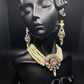 Pearl & Silver Necklace & Earrings Set