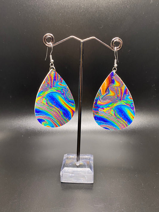 Marble Rainbow Dangles