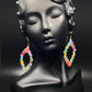 Colorful Diamond Dangles