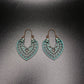 Turquoise Feather Dangles