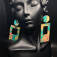Geometric Splash of Color Dangles