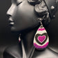 Purple Heart Dangles