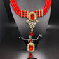 Ruby Reds Necklace & Earrings Set