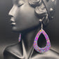 Multicolored Purple Sequin Dangles