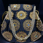 Black Dazzling Desi Purse