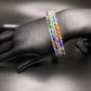 Silver Sparkles of Colors Bracelet