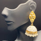 White Passion Jhumkas