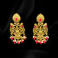 Golden Red Rani Dangles