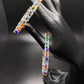 Silver Sparkles of Colors Bracelet