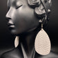 White Patterned Dangles