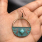 Turquoise Geometric Dangles