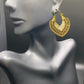 Golden Feather Dangles