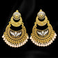 3 Tiered B&W Pearl Dangles